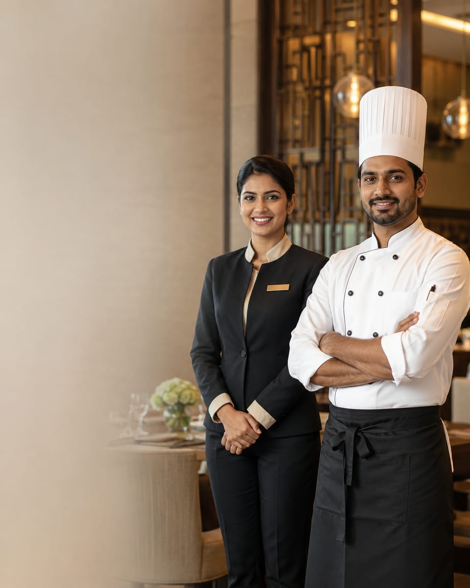 Hotel and restaurant uniforms